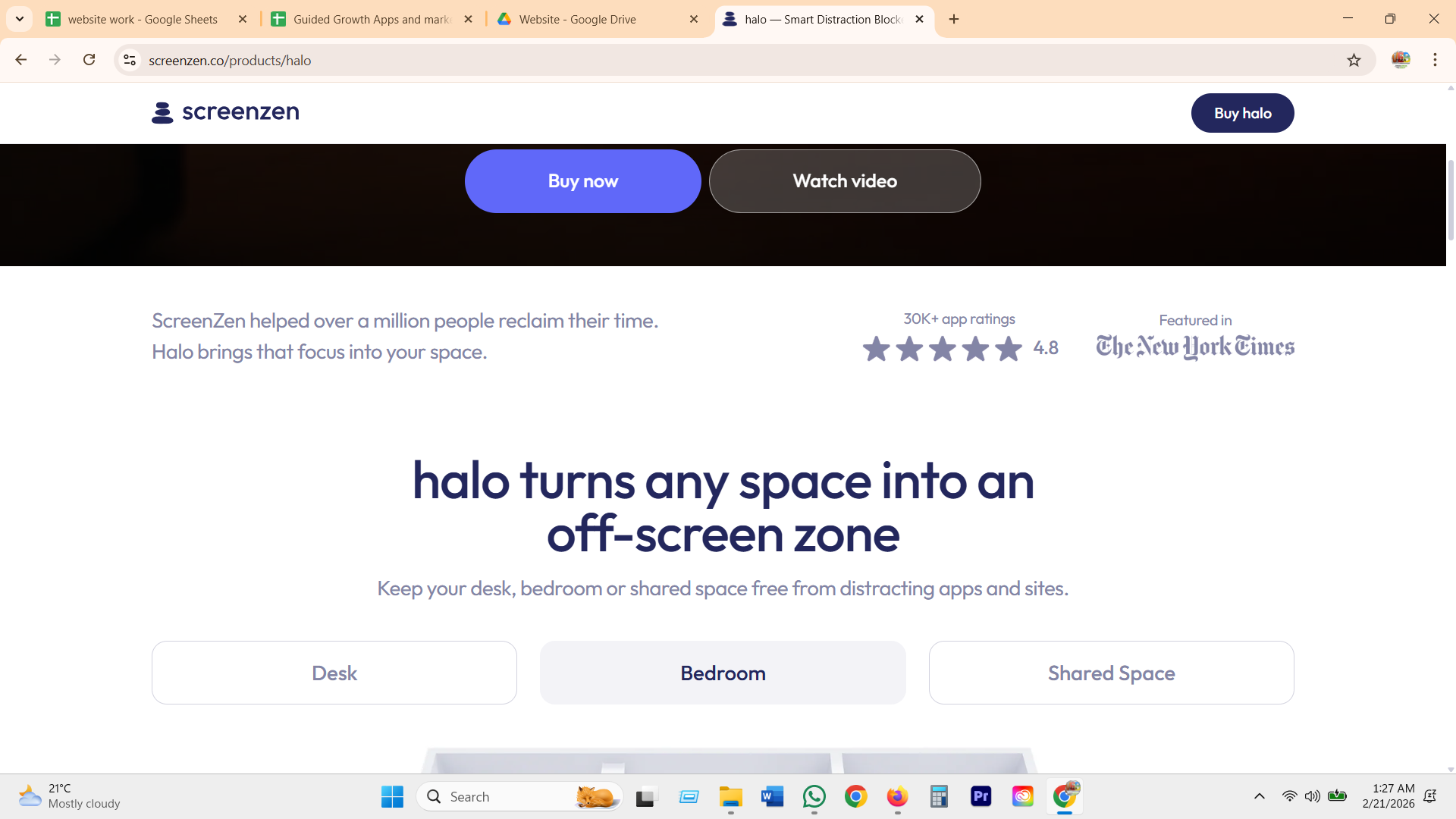 ScreenZen Halo, 30-day money back guarantee